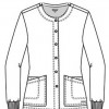 Greys Anatomy 4450 Scrub Top - Image 3