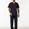 Twenty Four 1152 Scrub Top Orange - Image 3